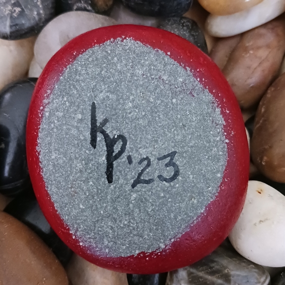 Hand Painted Cats Rock - Picture 3 of 3